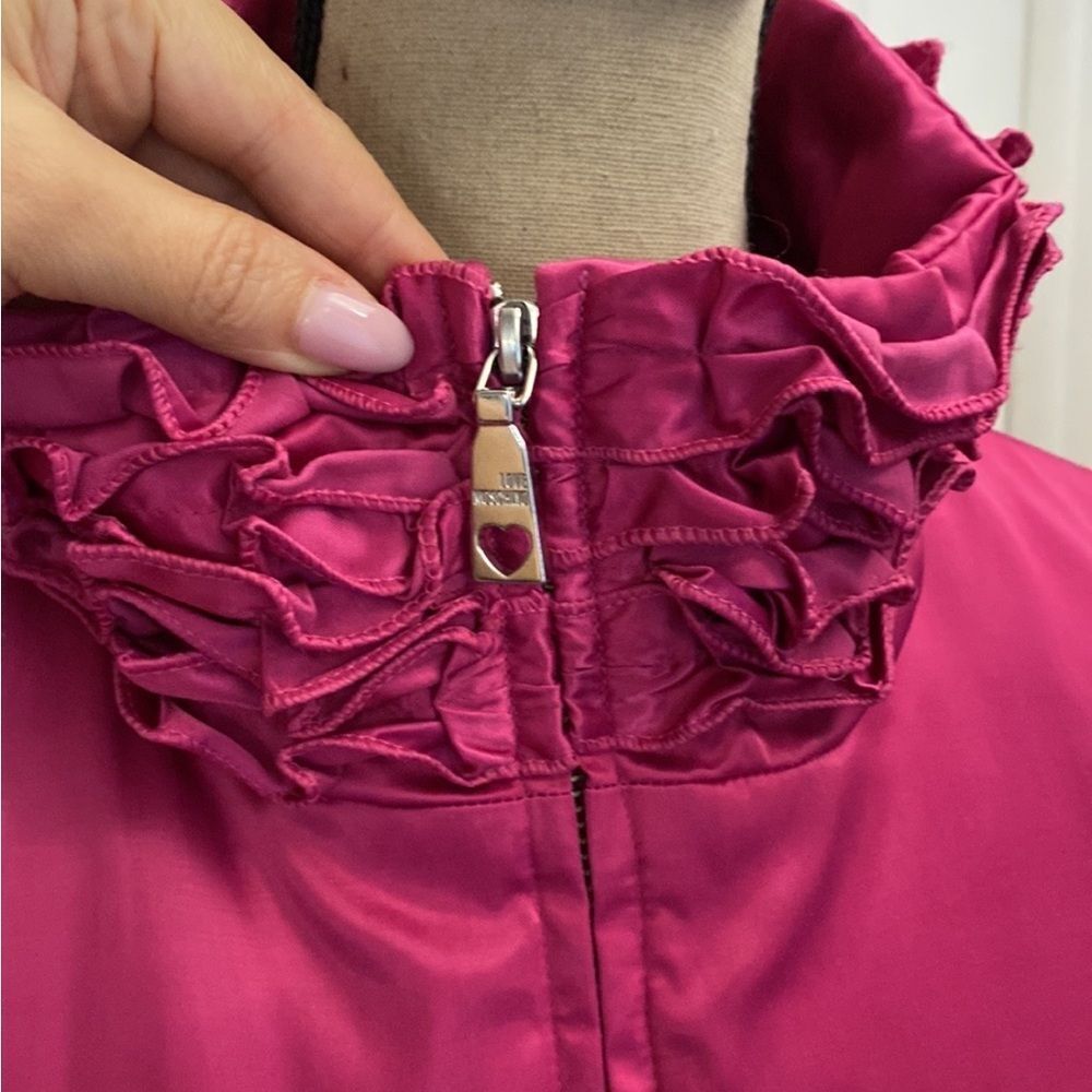 Love Moschino Fuchsia Puffer Jacket, US8 - Picture 2 of 12